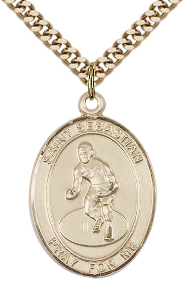 Saint Sebastian Wrestling Pendant