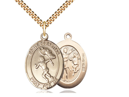 Saint Sebastian Track and Field Pendant