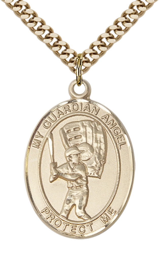 Guardian Angel Baseball Pendant
