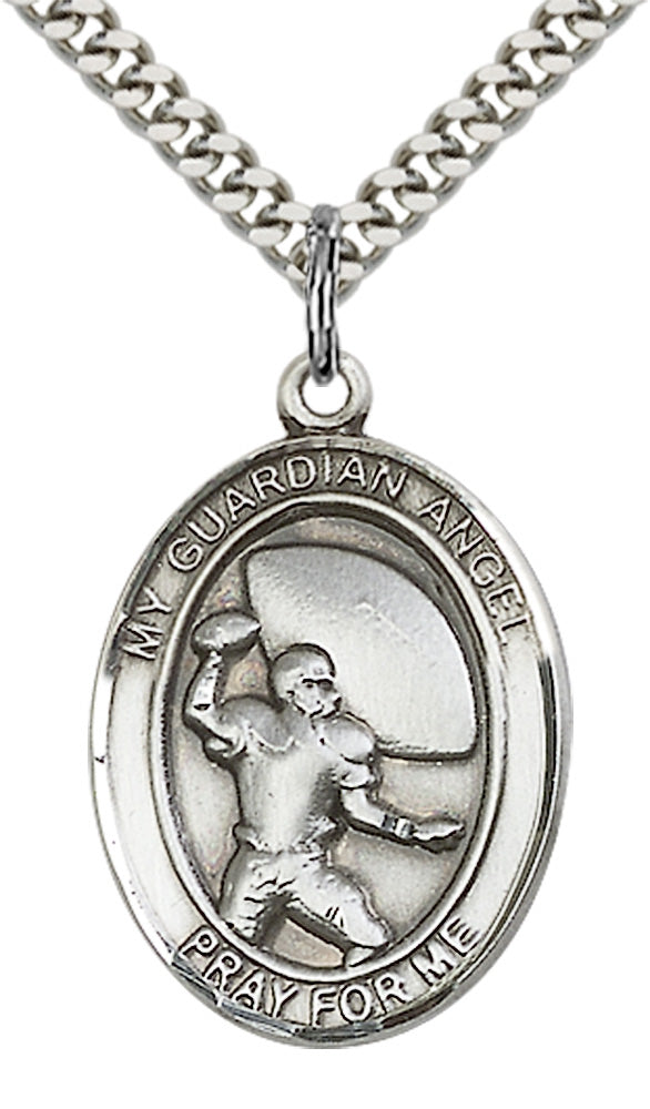 Guardian Angel Football Pendant
