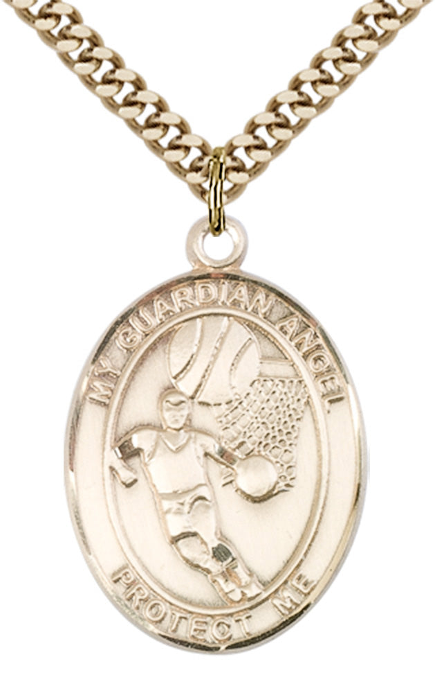 Guardian Angel Basketball Pendant
