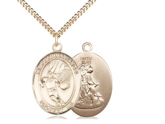 Guardian Angel Basketball Pendant