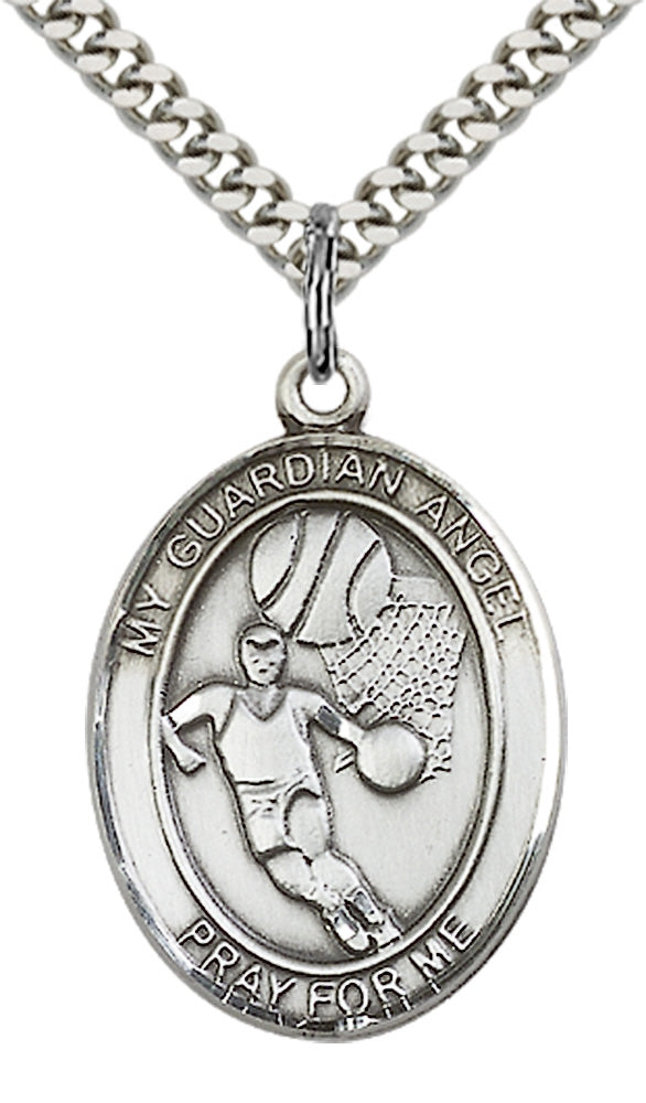 Guardian Angel Basketball Pendant