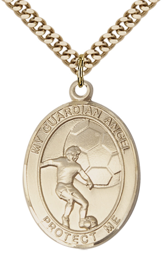 Guardian Angel Soccer Pendant