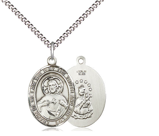 Sterling Silver Scapular Pendant