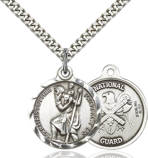Saint Christopher National Guard Pendant