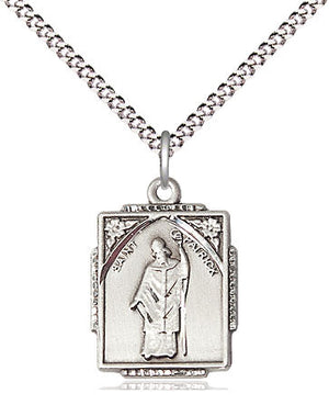 Saint Patrick Pendant - 18" Chain Necklace