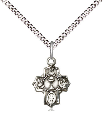 Sterling Silver Communion 5-Way Pendant