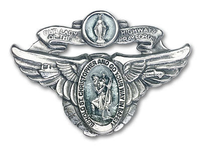 Our Lady of the Highway Visor Clip