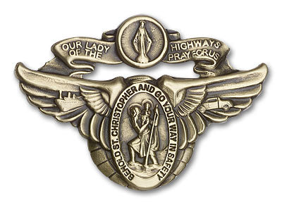 Our Lady of the Highway Visor Clip