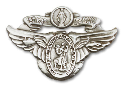 Our Lady of the Highway Visor Clip