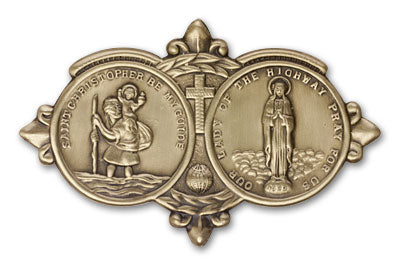 Our Lady of the Highway Visor Clip