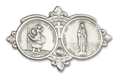 Our Lady of the Highway Visor Clip