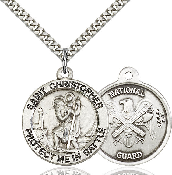 Saint Christopher National Guard Pendant