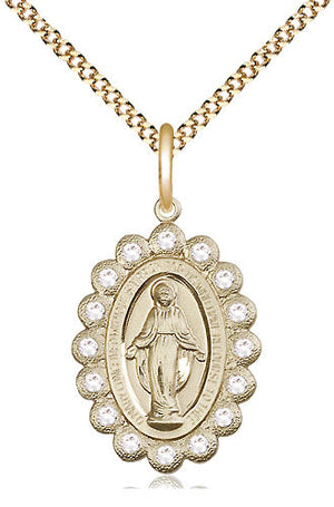 Miraculous Pendant with Crystal Swarovski stones Necklace