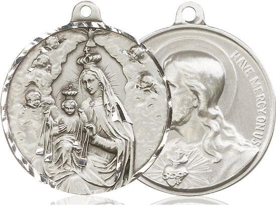 Our Lady of Mount Carmel Sacred Heart of Jesus Medal