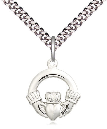 Claddagh Pendant - 24" Chain