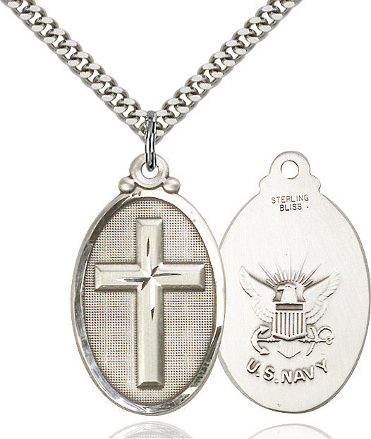 Cross Navy Pendant