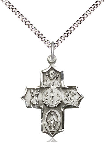 Sterling Silver 4-Way Pendant
