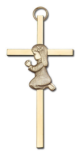 Praying Girl Wall Cross