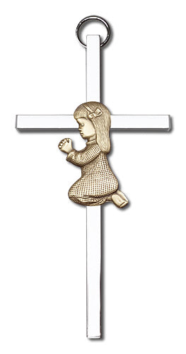 Praying Girl Wall Cross