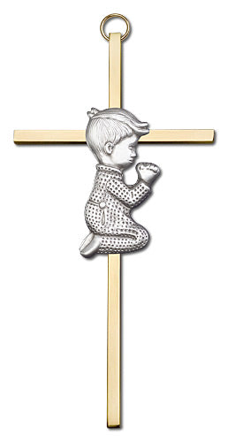 Praying Boy Wall Cross