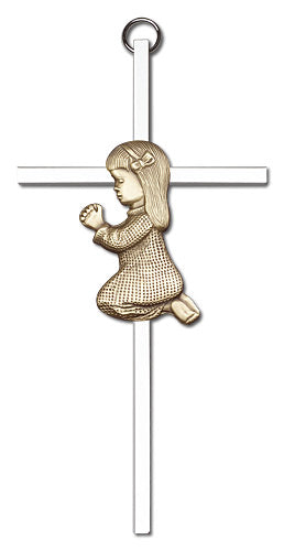 Praying Girl Wall Cross
