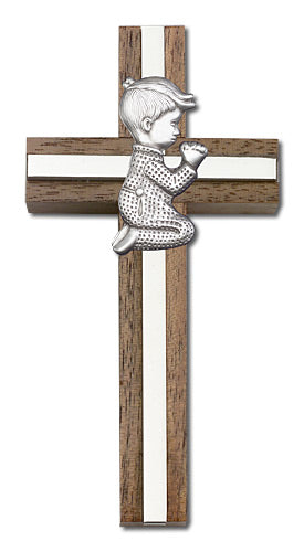 Praying Boy Wall Cross