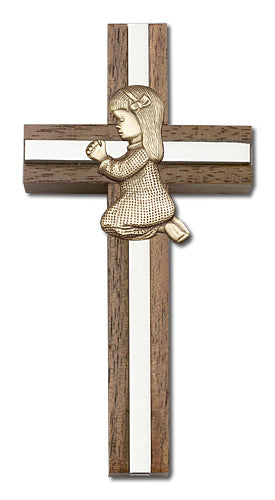 Praying Girl Wall Cross