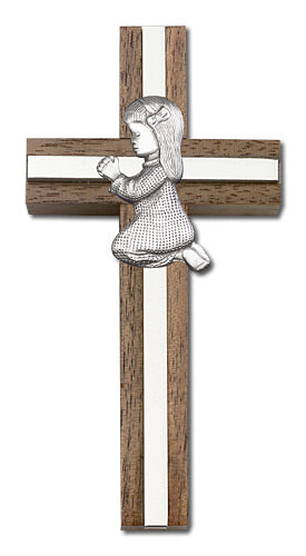 Praying Girl Wall Cross