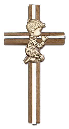Praying Boy Wall Cross