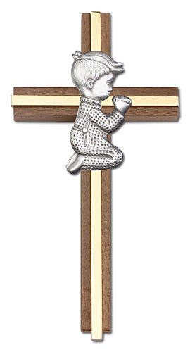 Praying Boy Wall Cross