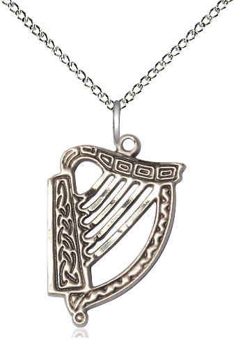 Irish Harp Pendant