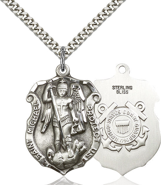 Saint Michael Coast Guard Pendant