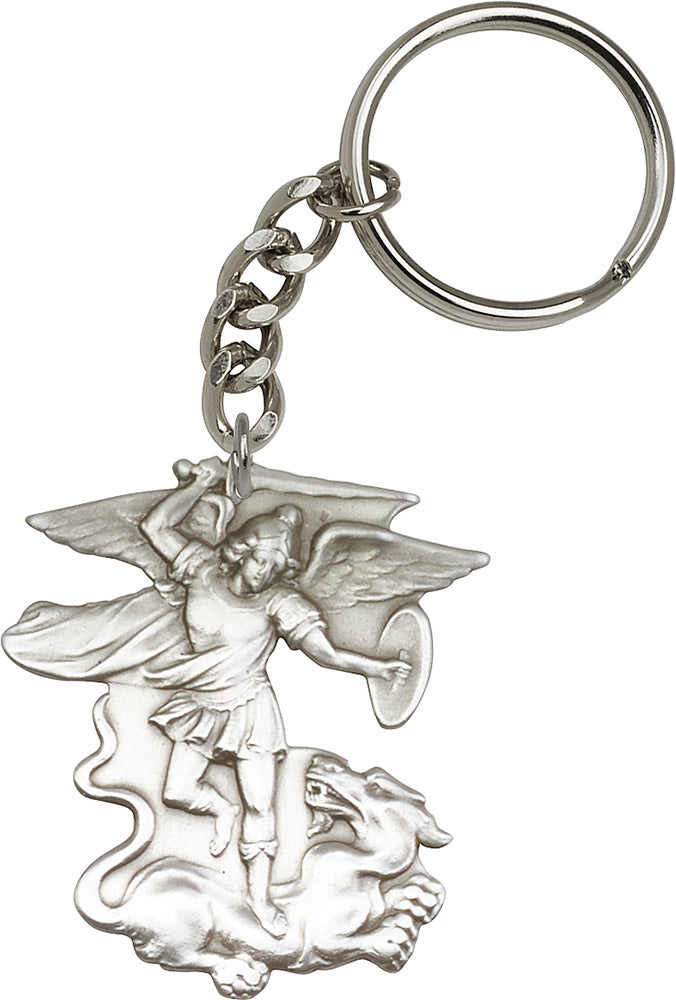 Saint Michael the Archangel Keychain