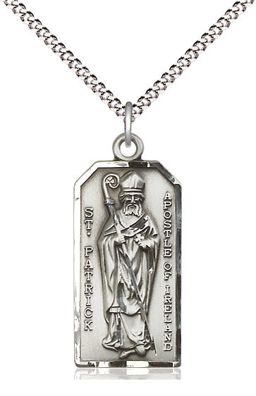 Saint Patrick Pendant - 18" Chain Necklace