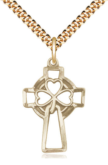 Shamrock Cross Pendant