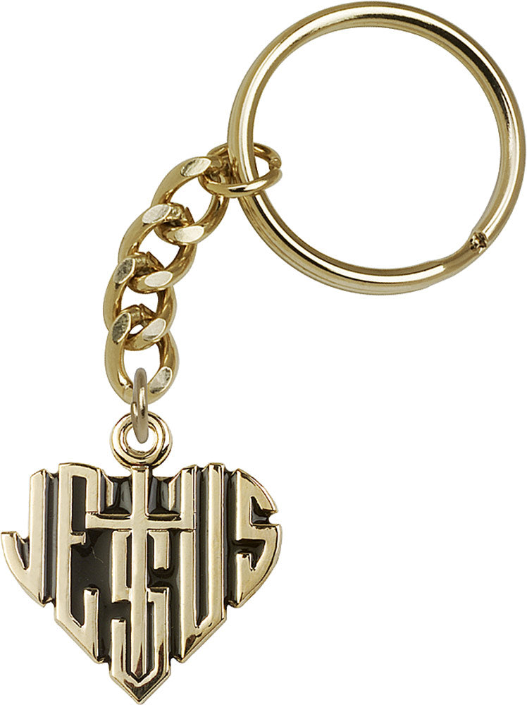 Heart of Jesus w/Cross Keychain