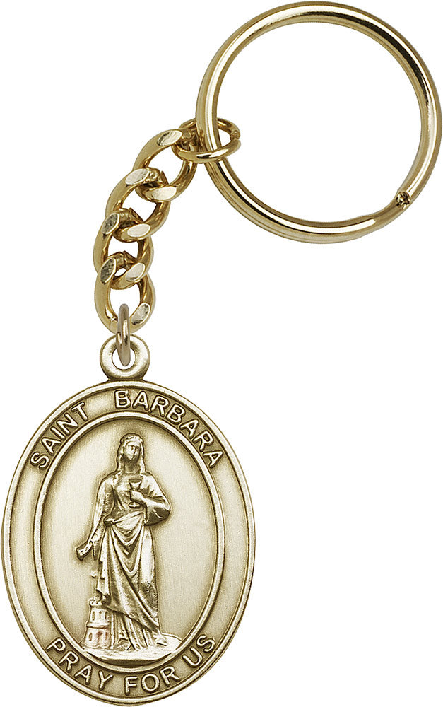 Saint Barbara Keychain
