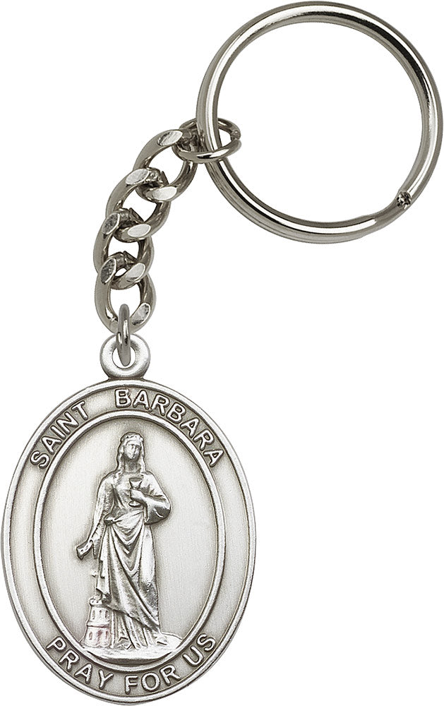 Saint Barbara Keychain