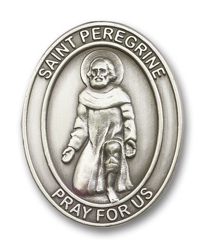 Saint Peregrine Visor Clip
