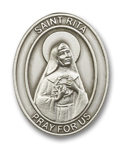 Saint Rita of Cascia Visor Clip