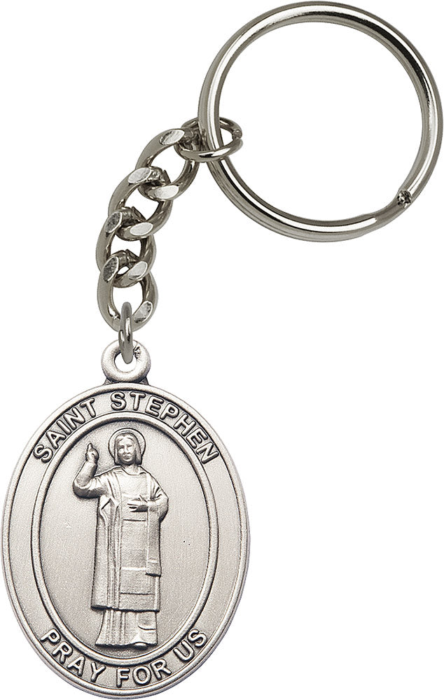 Saint Stephen the Martyr Keychain