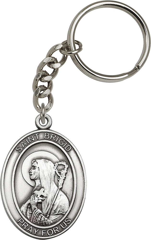 Saint Brigid of Ireland Keychain