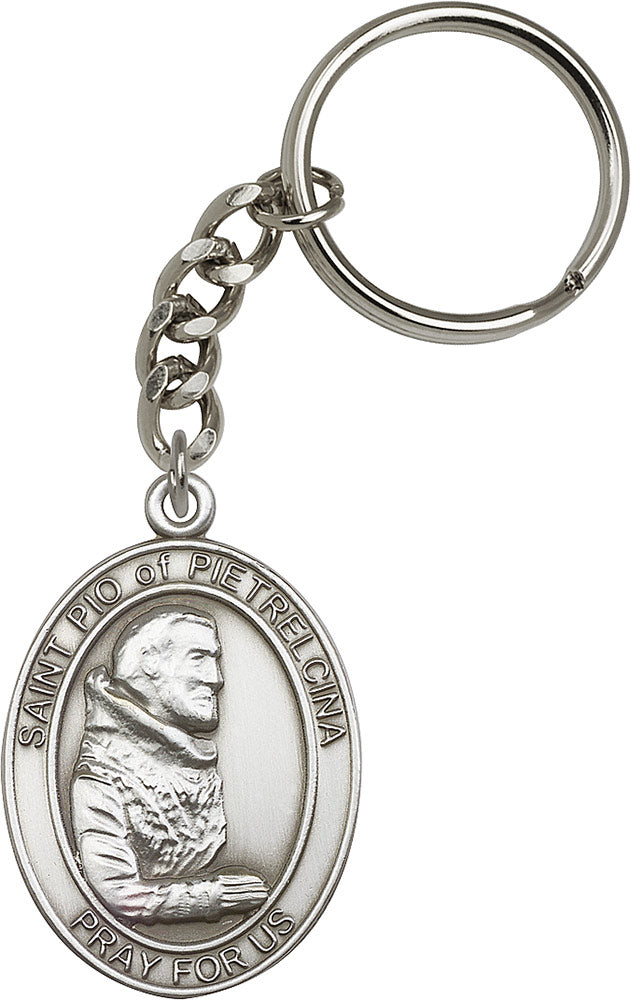 Saint Pio of Pietrelcina Keychain