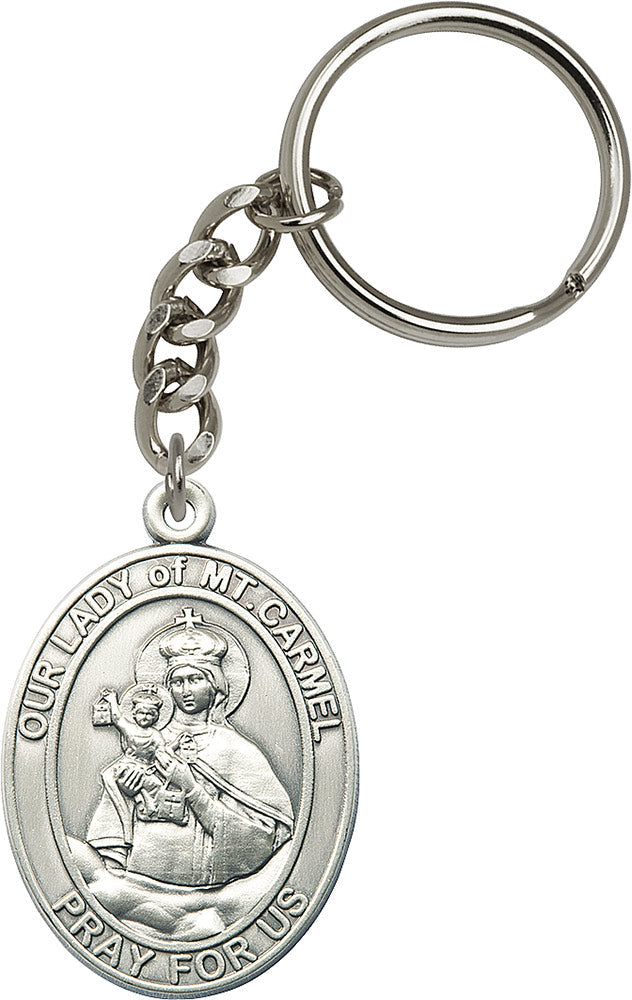 Our Lady of Mount Carmel/Scapular Keychain