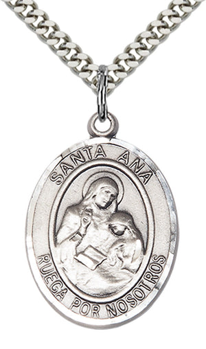 Santa Ana Pendant - 24" Chain Necklace