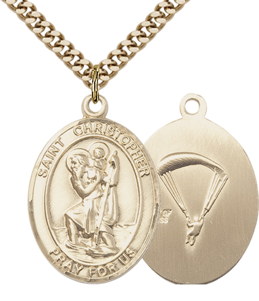 Saint Christopher Paratrooper Pendant