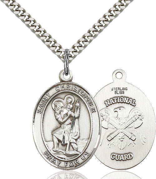 Saint Christopher National Guard Pendant