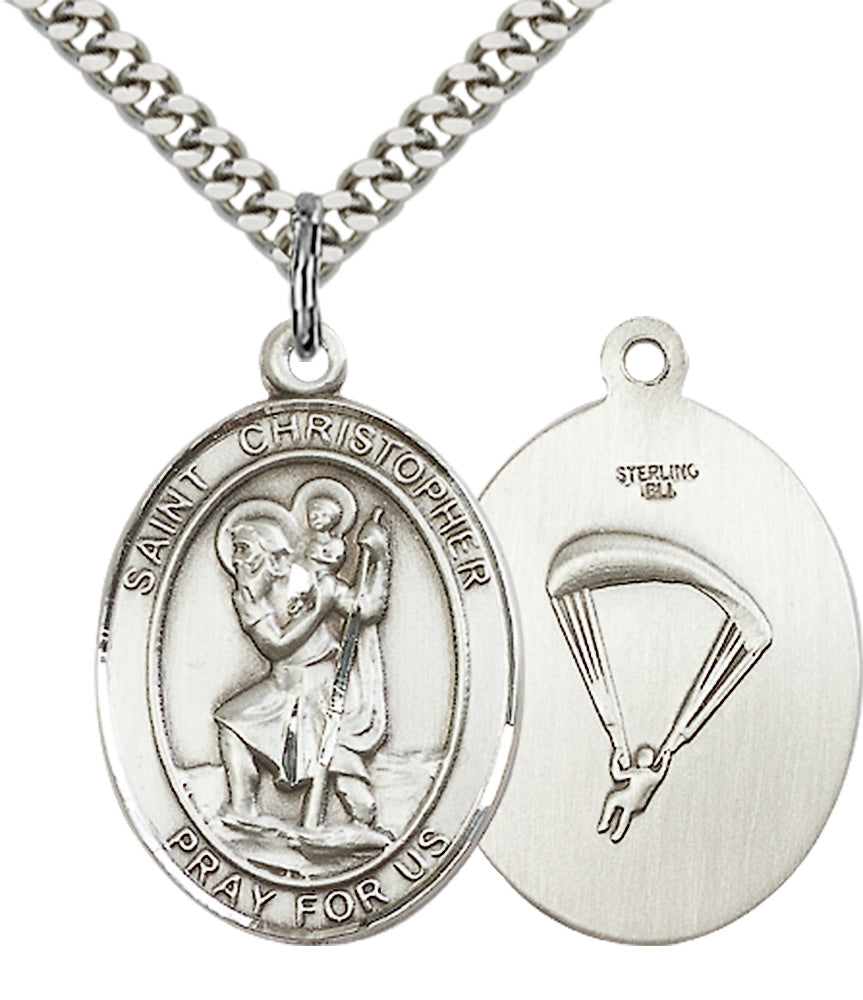 Saint Christopher Paratrooper Pendant